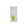FEUILLES SKELET 3  LIME 20pc