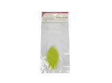 FEUILLES SKELET 3  LIME 20pc
