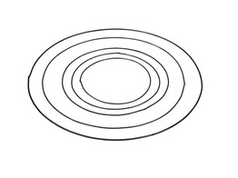 Circle en metal dia 50cm