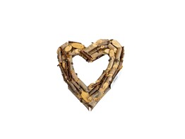 COEUR PIECE DE BOULEAU 30cm