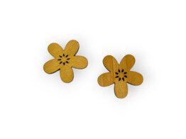 HOUTEN BLOEM naturel 5 0 2cm -20pcs/net