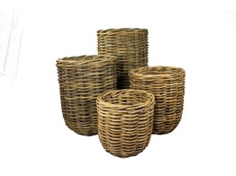 PANIER ROTIN KUBU sans plastique dia 54 H60cm
