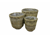 RATTAN KUBU MAND 3-SET KR-LRV-06